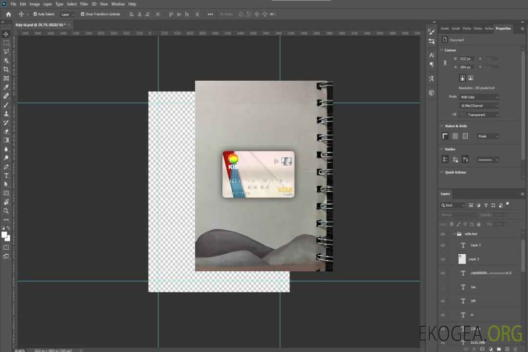 Iraq Kurdistan International Bank visa carte classique photolook , template